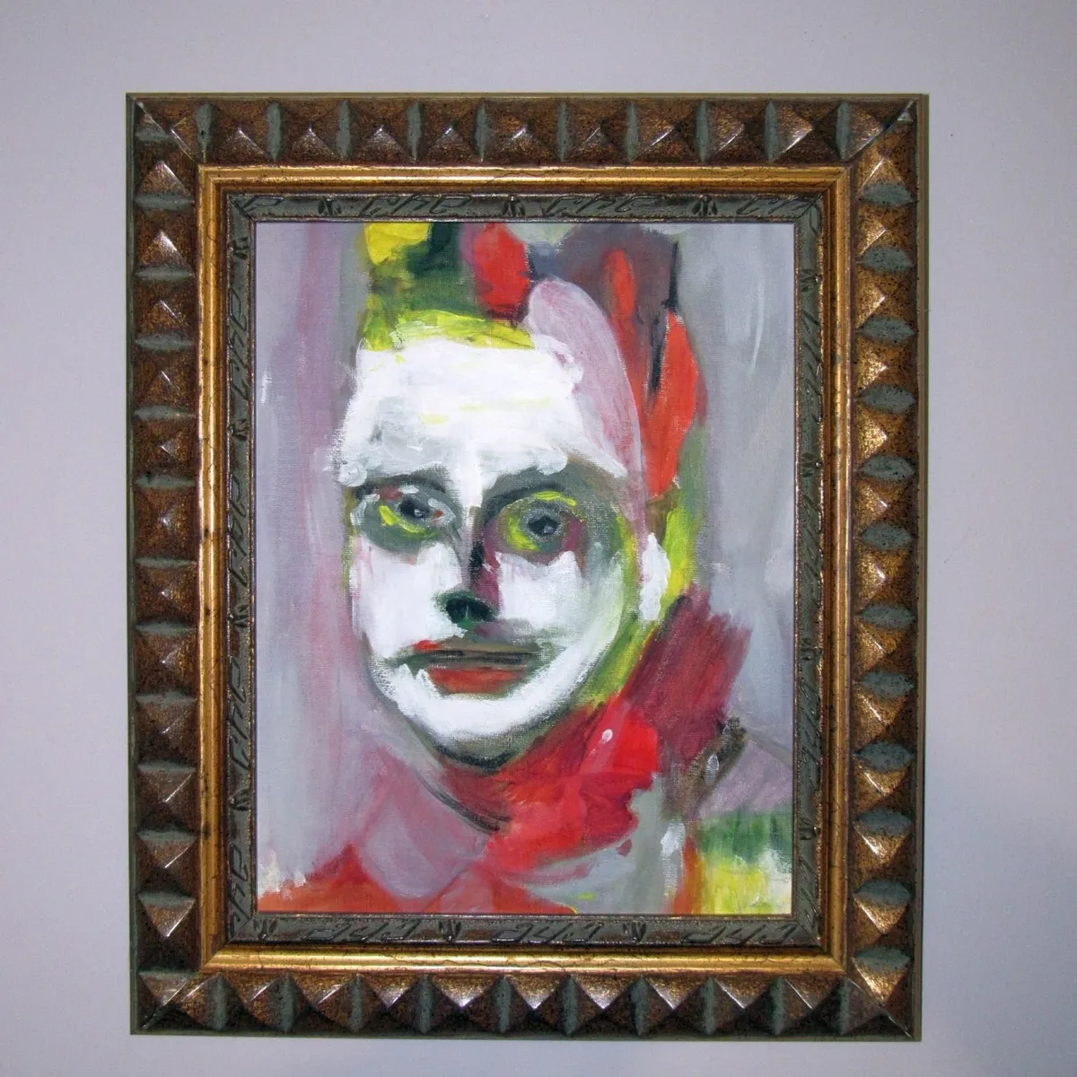 Set of three Original Framed Acrylic Portraits - Image 3