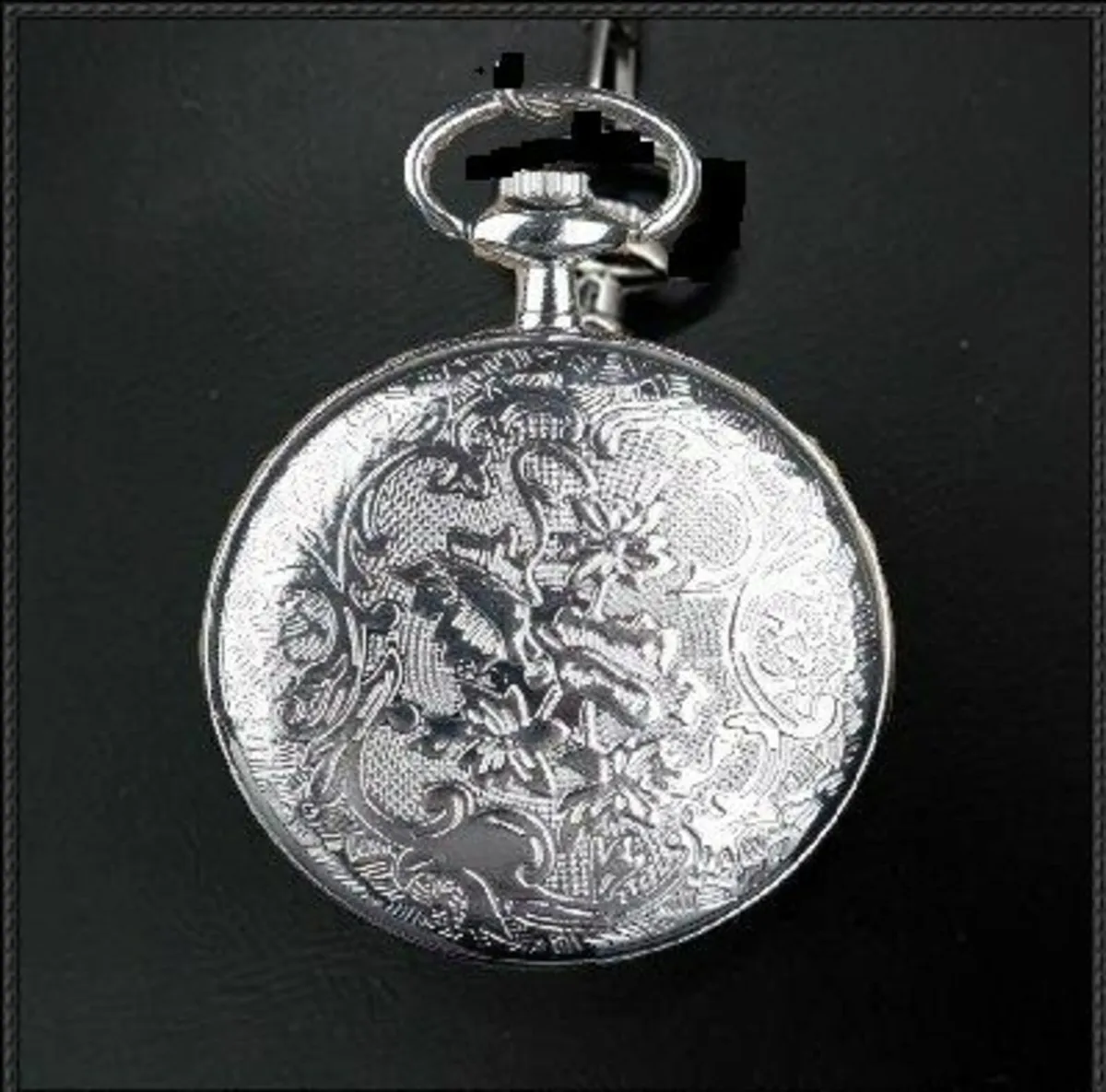 Large dial pocket watch and chain, Free Post - Image 2