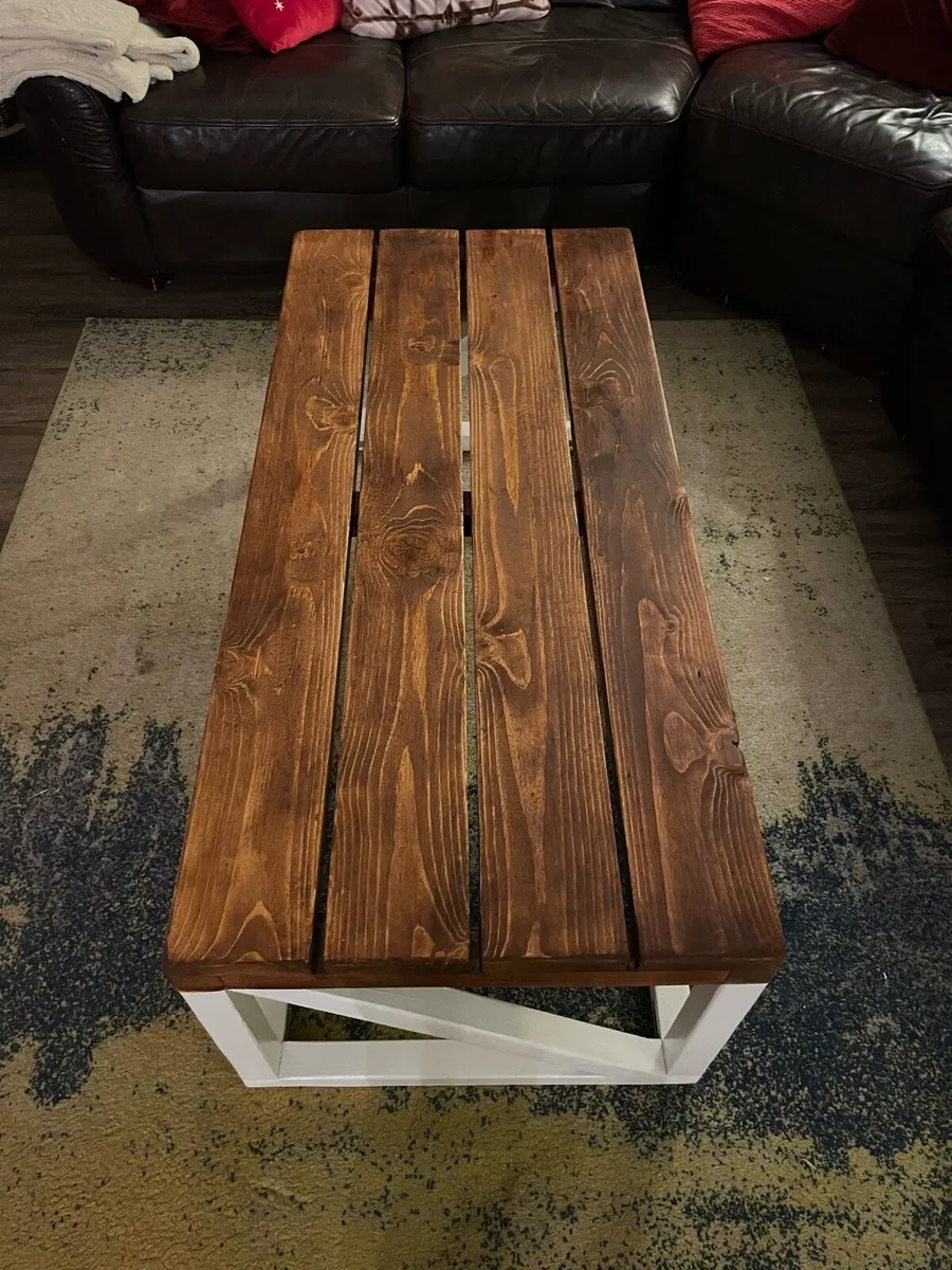 Wooden Coffee Table - Image 3