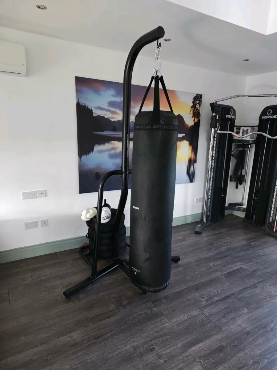 Boxing bag, stand & counter weight bags - Image 2