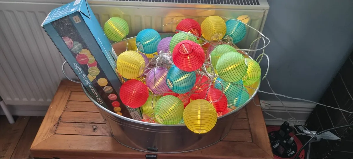 String lantern lights (4 sets of 20)