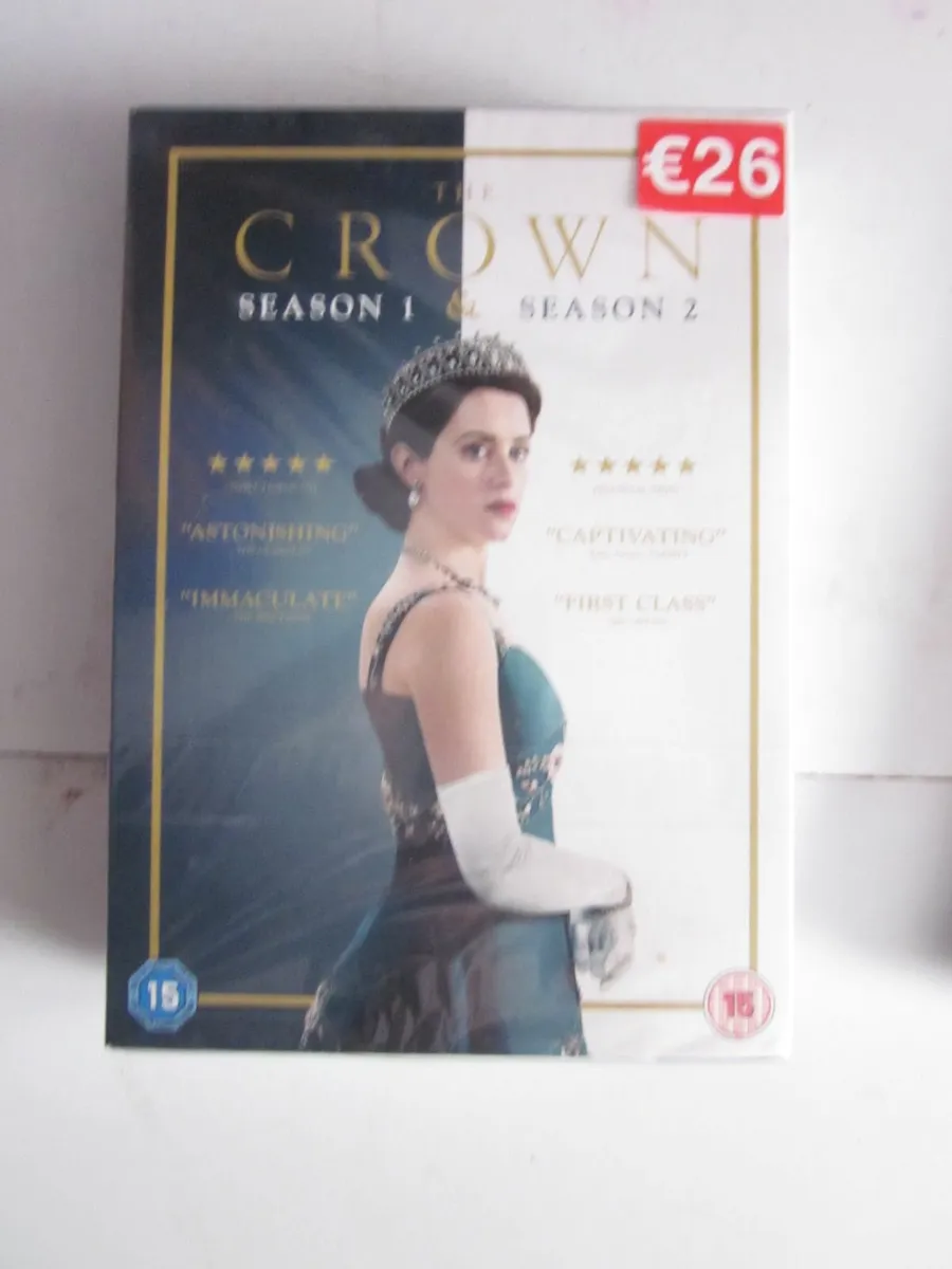 The Crown Complete  Seasons 1 to 4 DVD' s New - Image 3