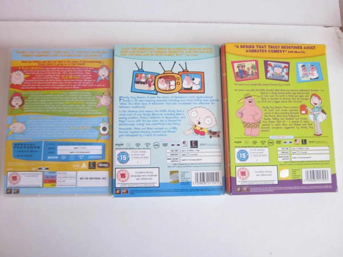 Family Guy Seasons 1-8 ( DVD's) - Image 3