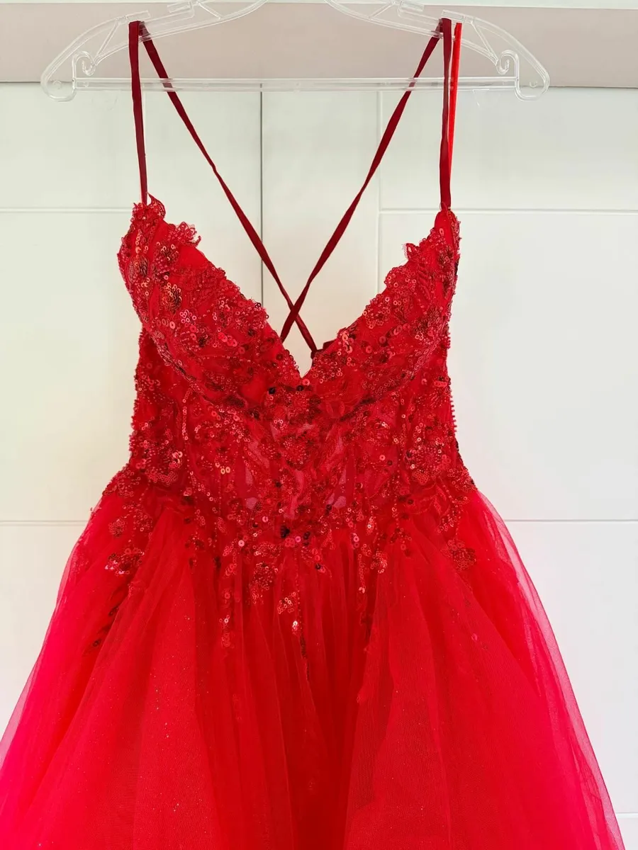 Occasion Dress including a zip-up dress cover - Image 3