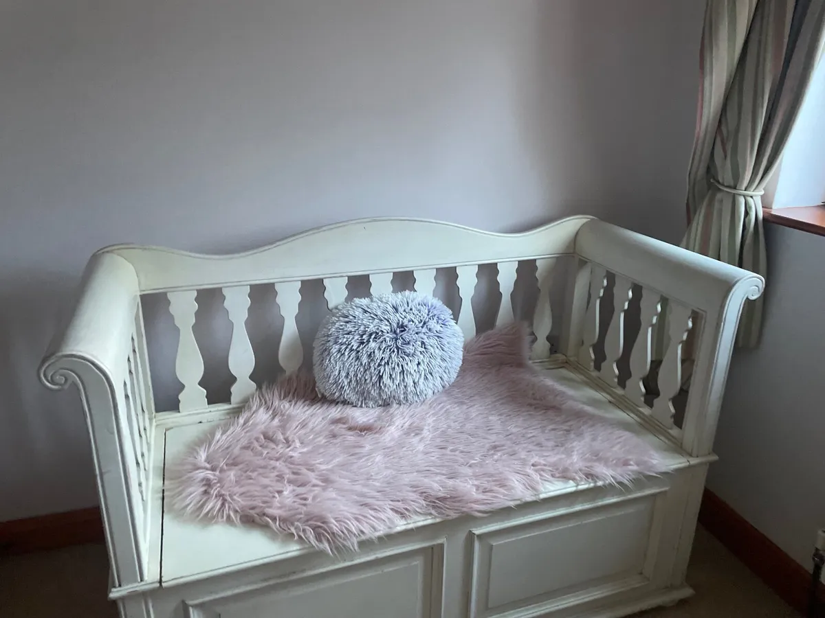 Laura Ashley storage box/ toy box/ seat + storage - Image 1