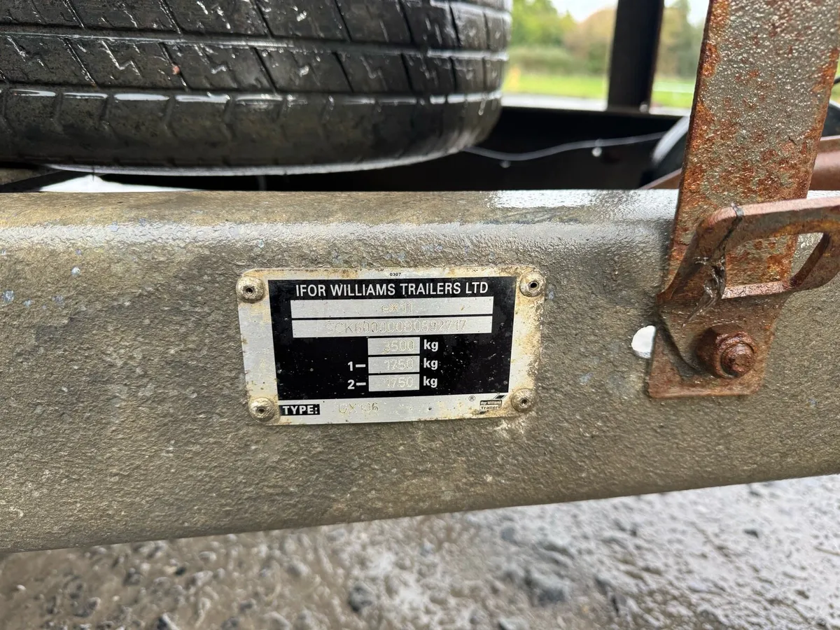 Ifor Williams plant trailer - Image 2