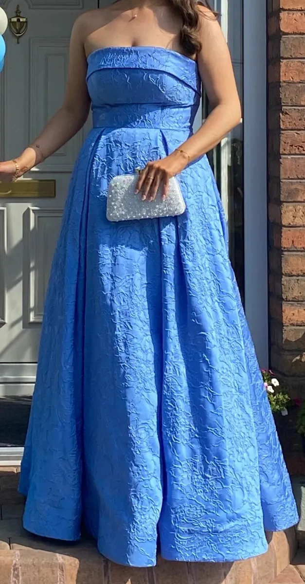 Pearl Blue Debs Dress for Sale - Image 1