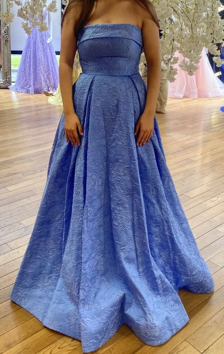 Pearl Blue Debs Dress for Sale - Image 2