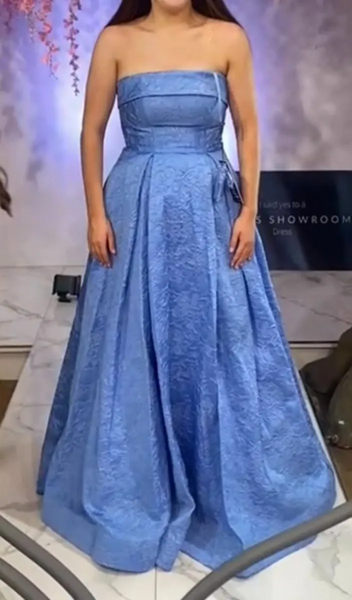 Pearl Blue Debs Dress for Sale - Image 4