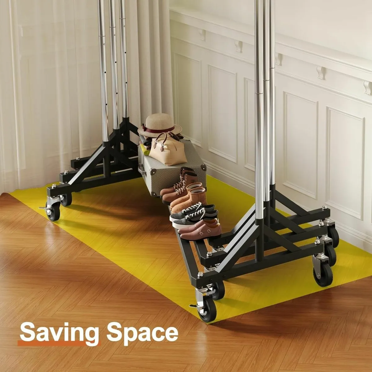 Commercial Heavy Duty Clothing Rack - Z Base - Image 2