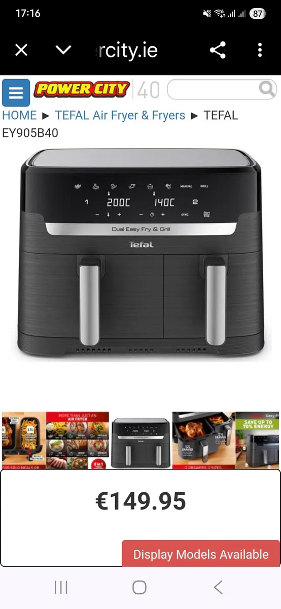 Dual Easy Fry Air Fryer 8.3 L  - Image 4