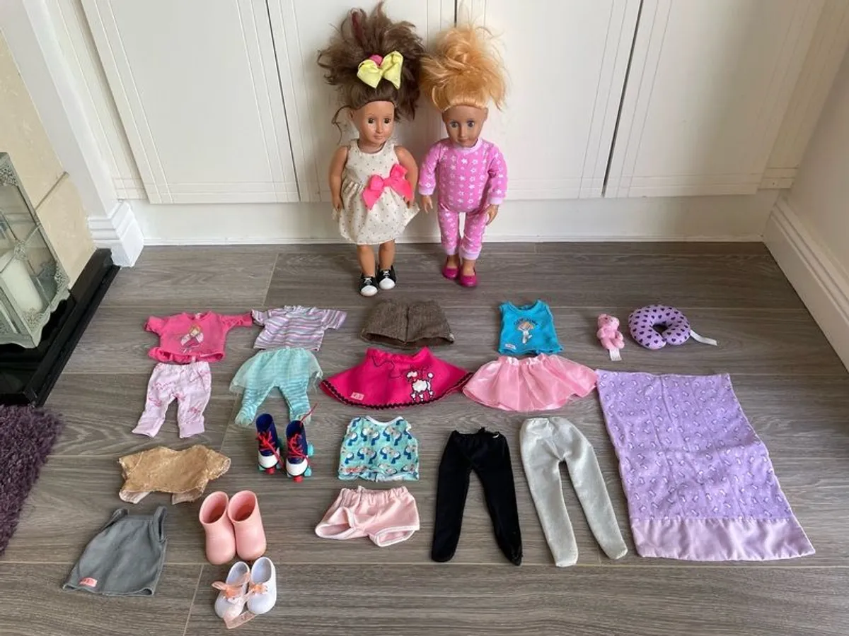 Our Generation Dolls, Clothes, Shoes, Accessories, Dog & FREE Bunk Beds - Image 3