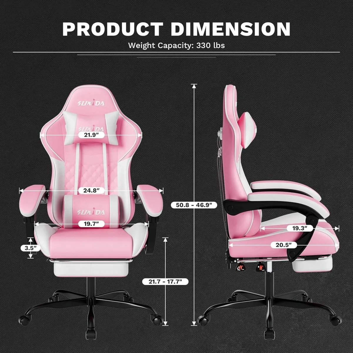 Gaming Chair Ergonomic Computer Chairs with - Image 4