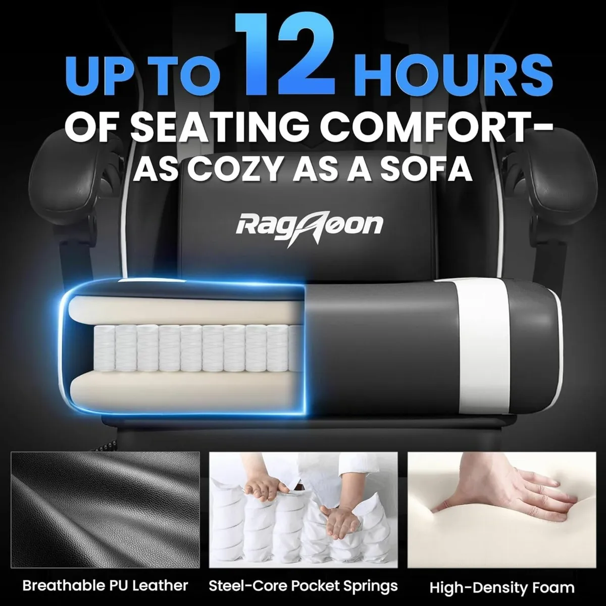 Gaming Chair for Adults Chairs-Video Game Chairs - Image 4