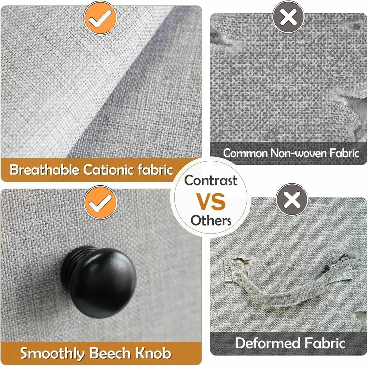 Chest of Drawer Bedroom 9 Drawers Dresser with - Image 4