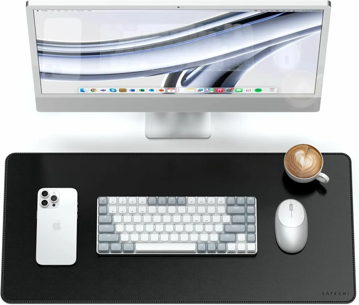 Synthetic Material (PU) Desk Mat Large Mouse Pad - Image 1