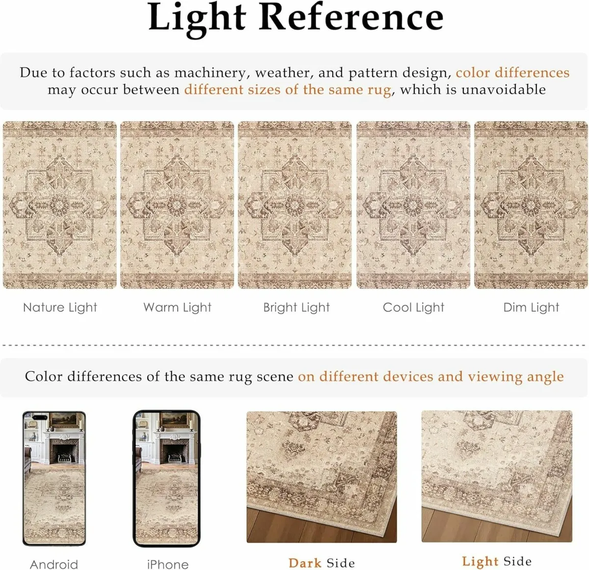 Vintage Rugs Living Room Area Rug 200x300cm - Image 2