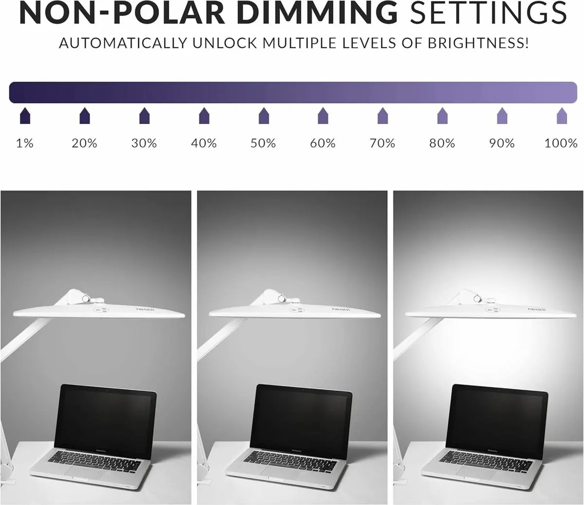 Elite HD XL Desk Lamp with Clamp Lumens 58CM Wide - Image 3