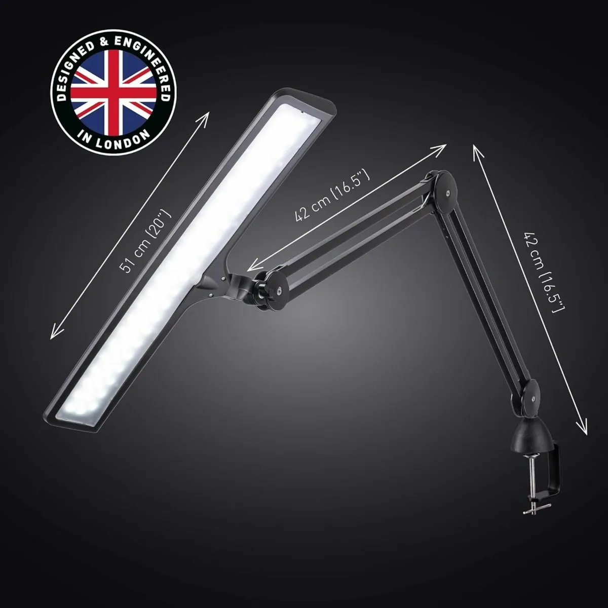 Lumi Task Lamp - Adjustable LED Desk with Lux - Image 3