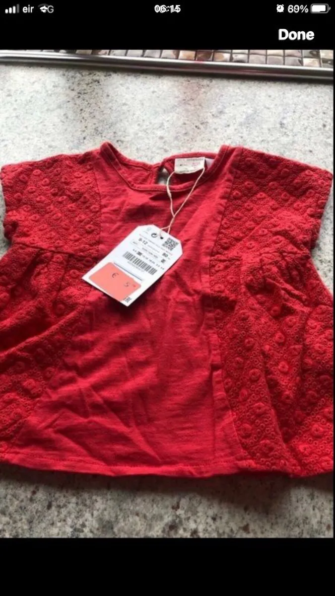 Girls BNWT top 9/12 mths €3 - Image 4