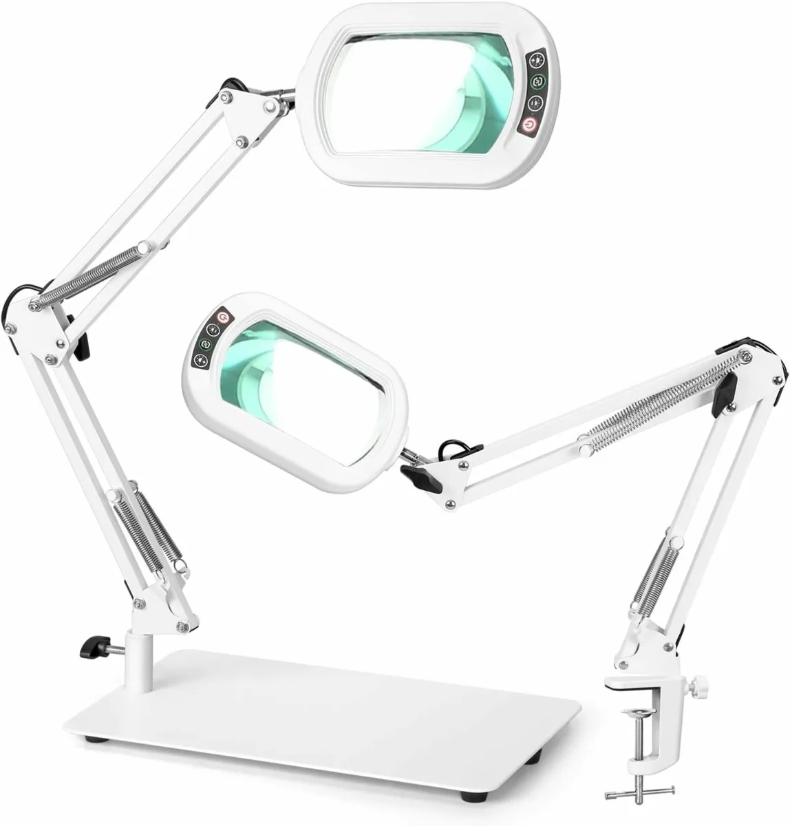 10X Rectangle Magnifying Glass with Light and - Image 1