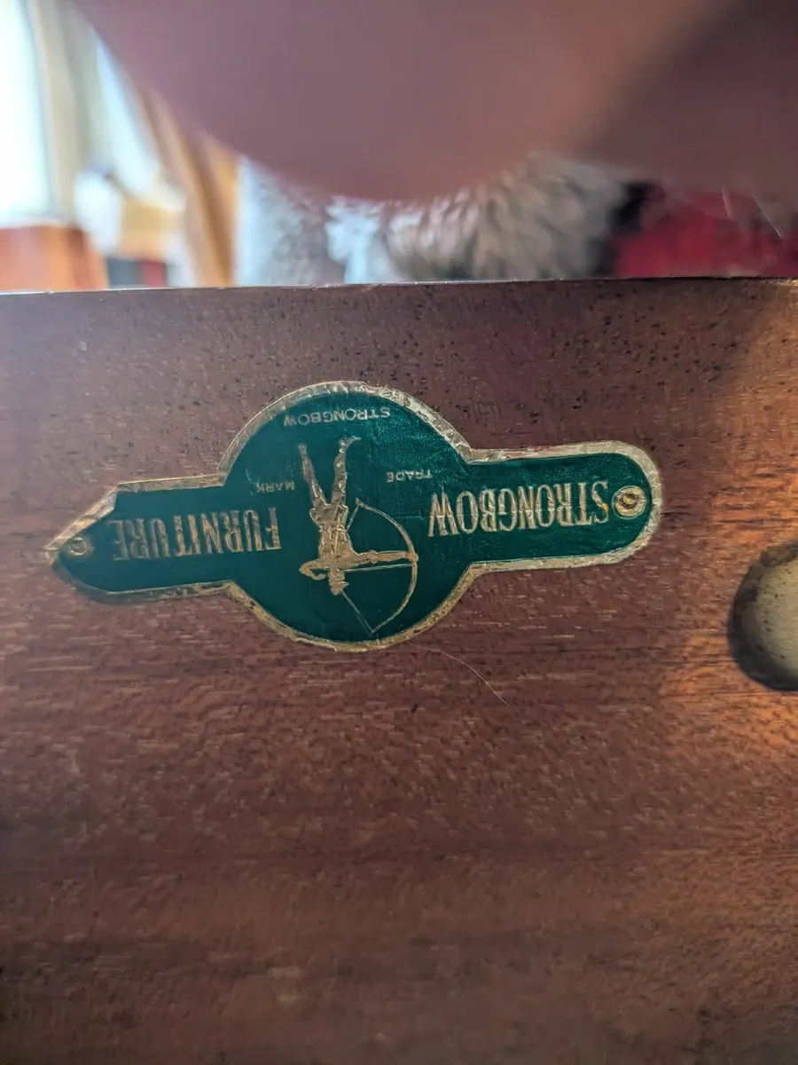 Antique mahogany inlaid sideboard - Image 3