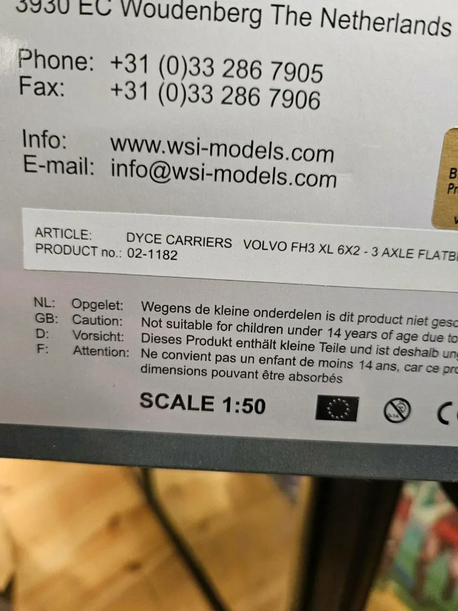 Corgi WSI Volvo Tractor Unit and Trailer Dyce Carr - Image 3