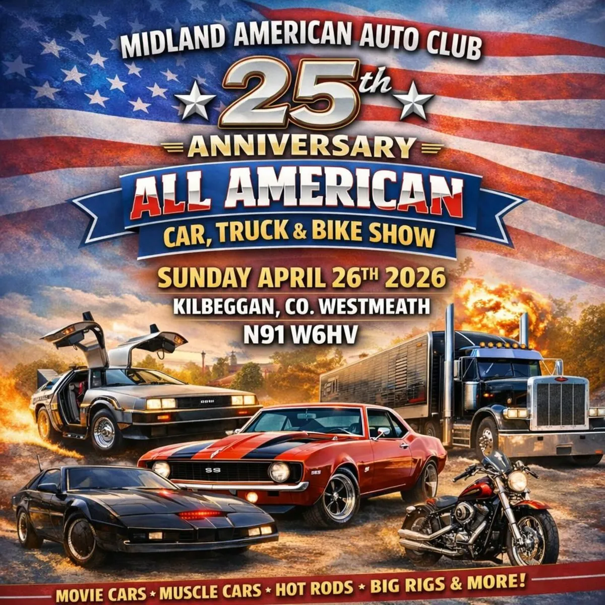 All American Car Truck Van & Bike Show Kilbeggan