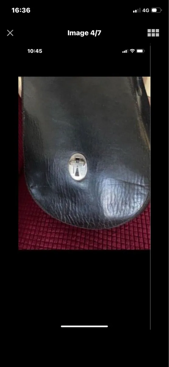 Vintage Leather Shoulder Bag - Image 4