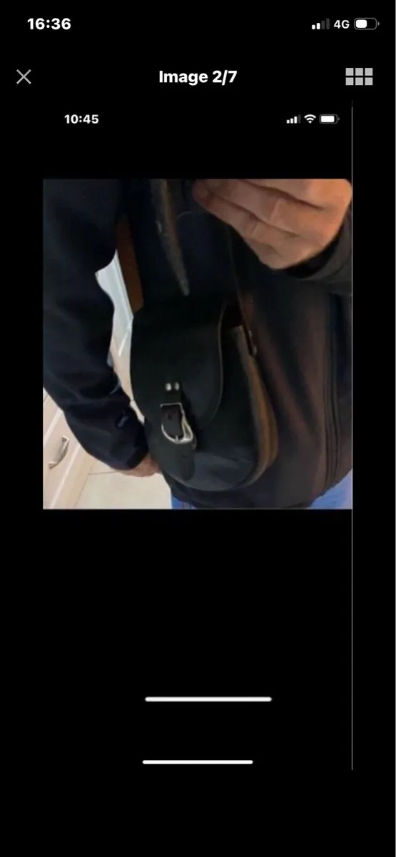 Vintage Leather Shoulder Bag - Image 1