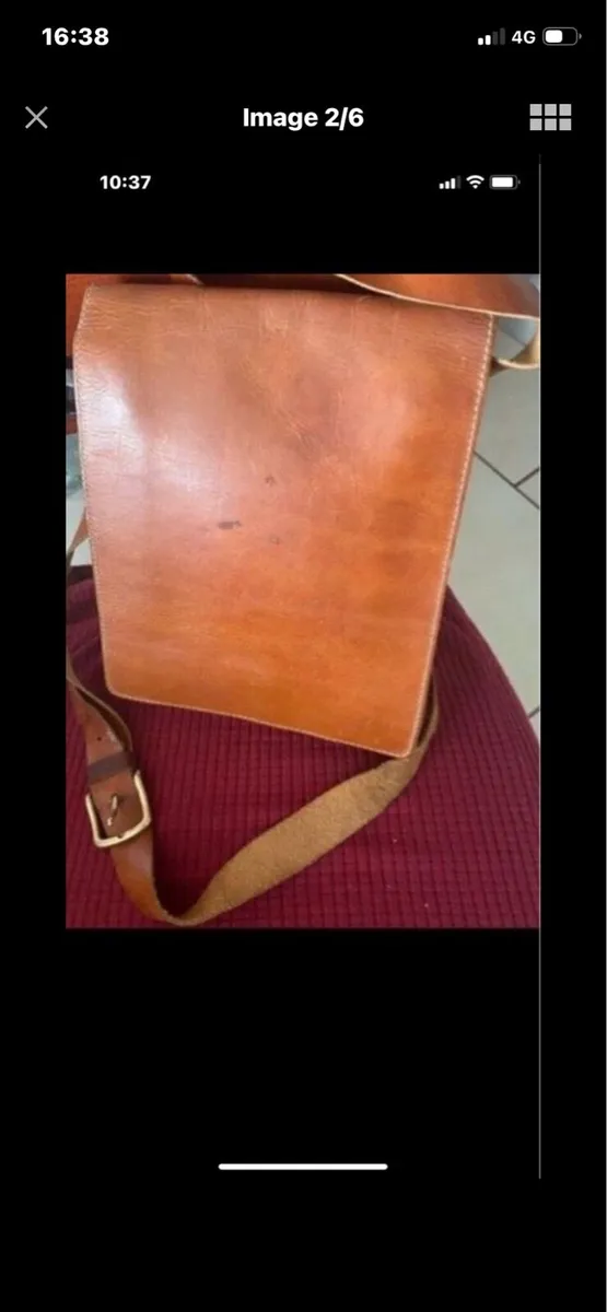 Leather Shoulder Vag - Image 2