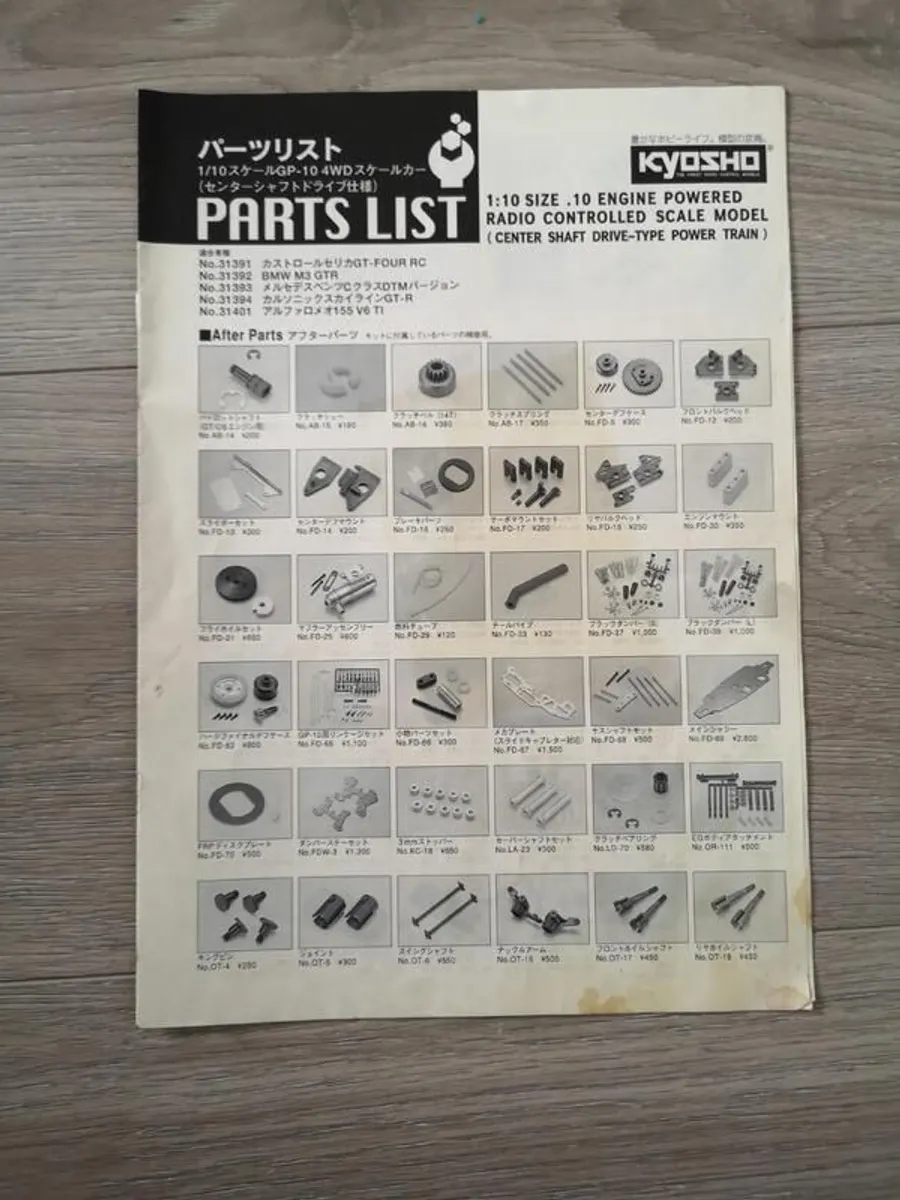 Vintage Kyosho GP10 FW02 Opel Calibra V6 - Image 4