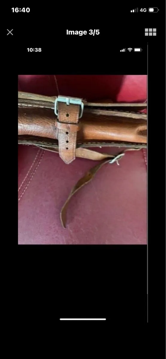 Vintage Leather Satchel - Image 3