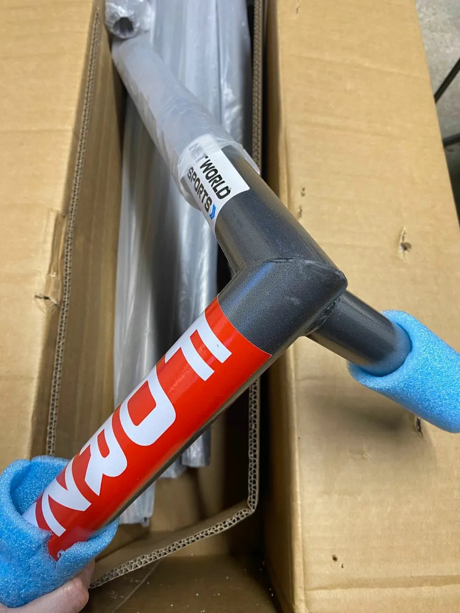 8 x 6 FORZA Steel42 Football Goal - Image 3