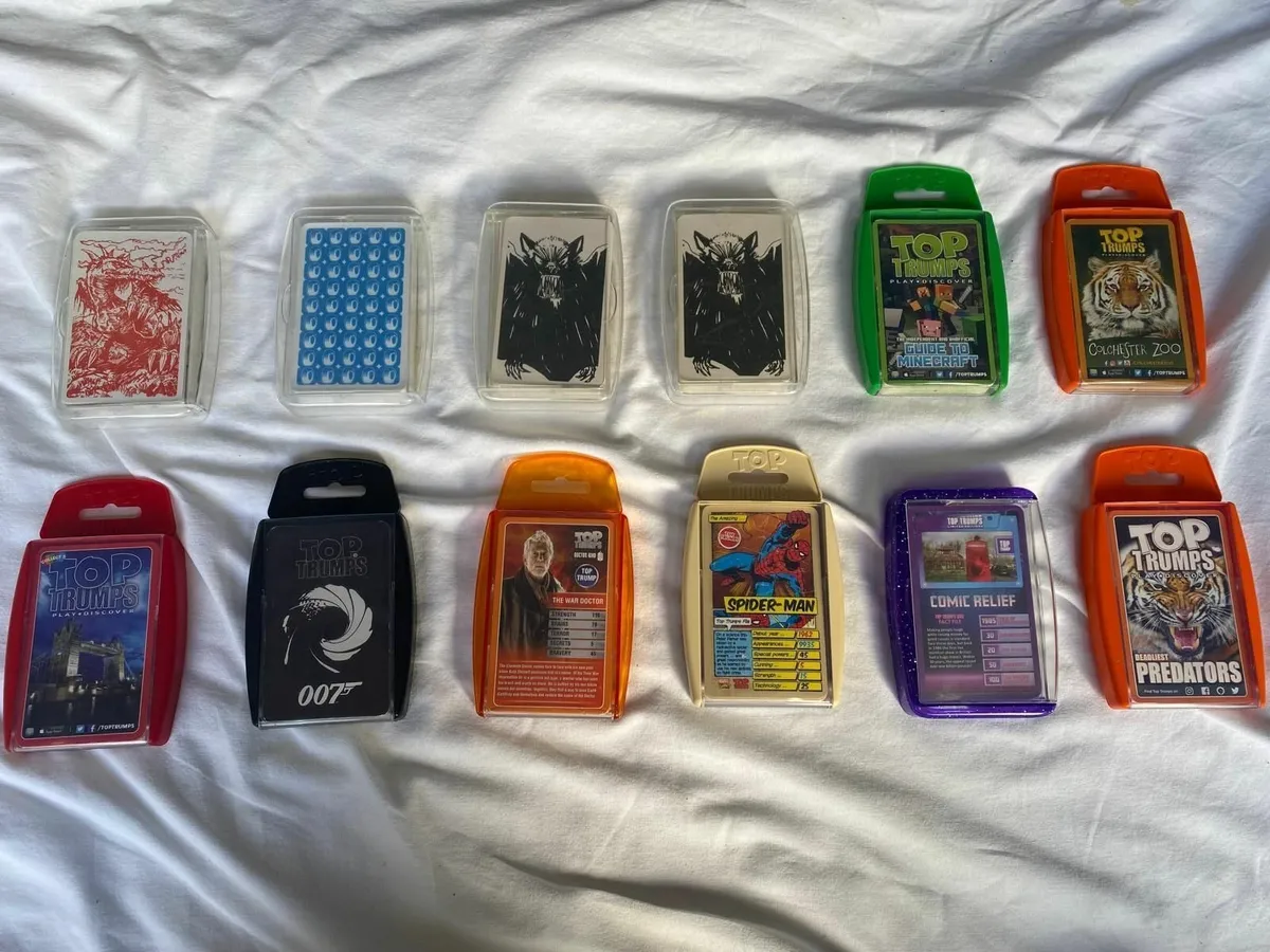 Top Trumps Card Game x 12 - Image 1