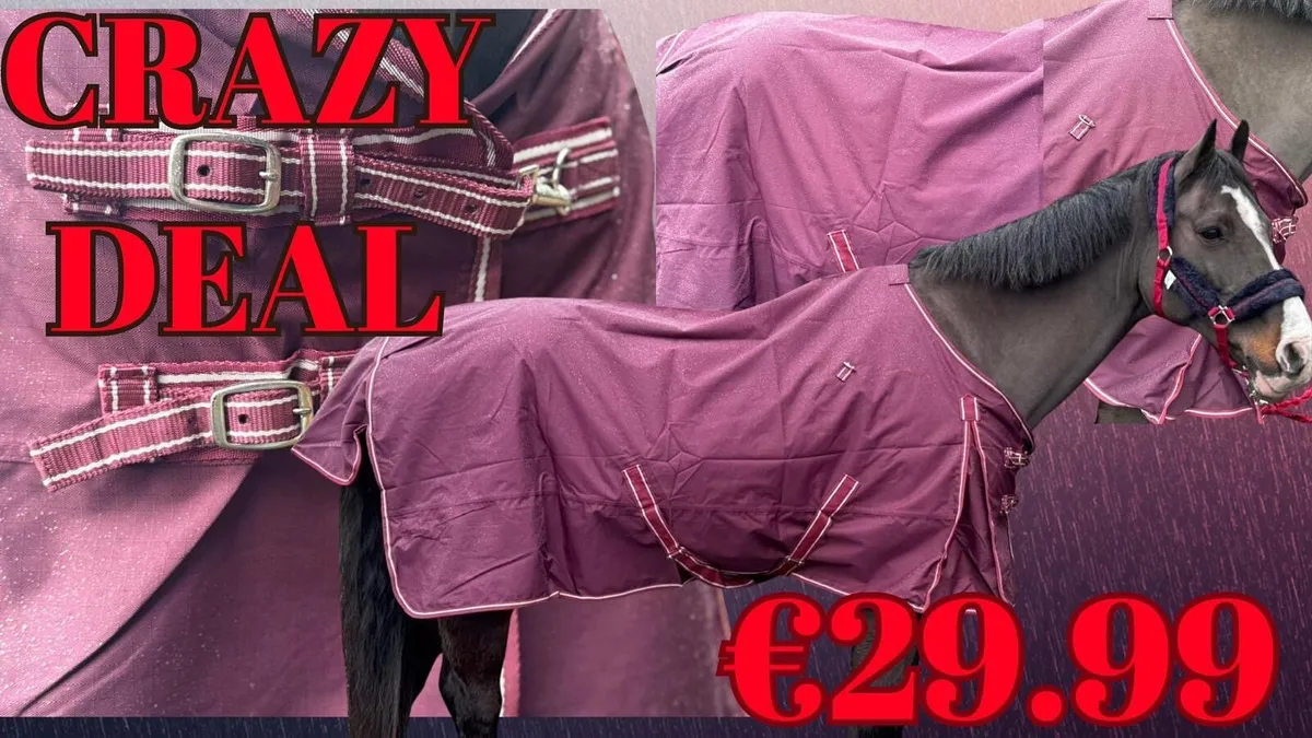 WATERPROOF TURNOUT RUGS €29.99