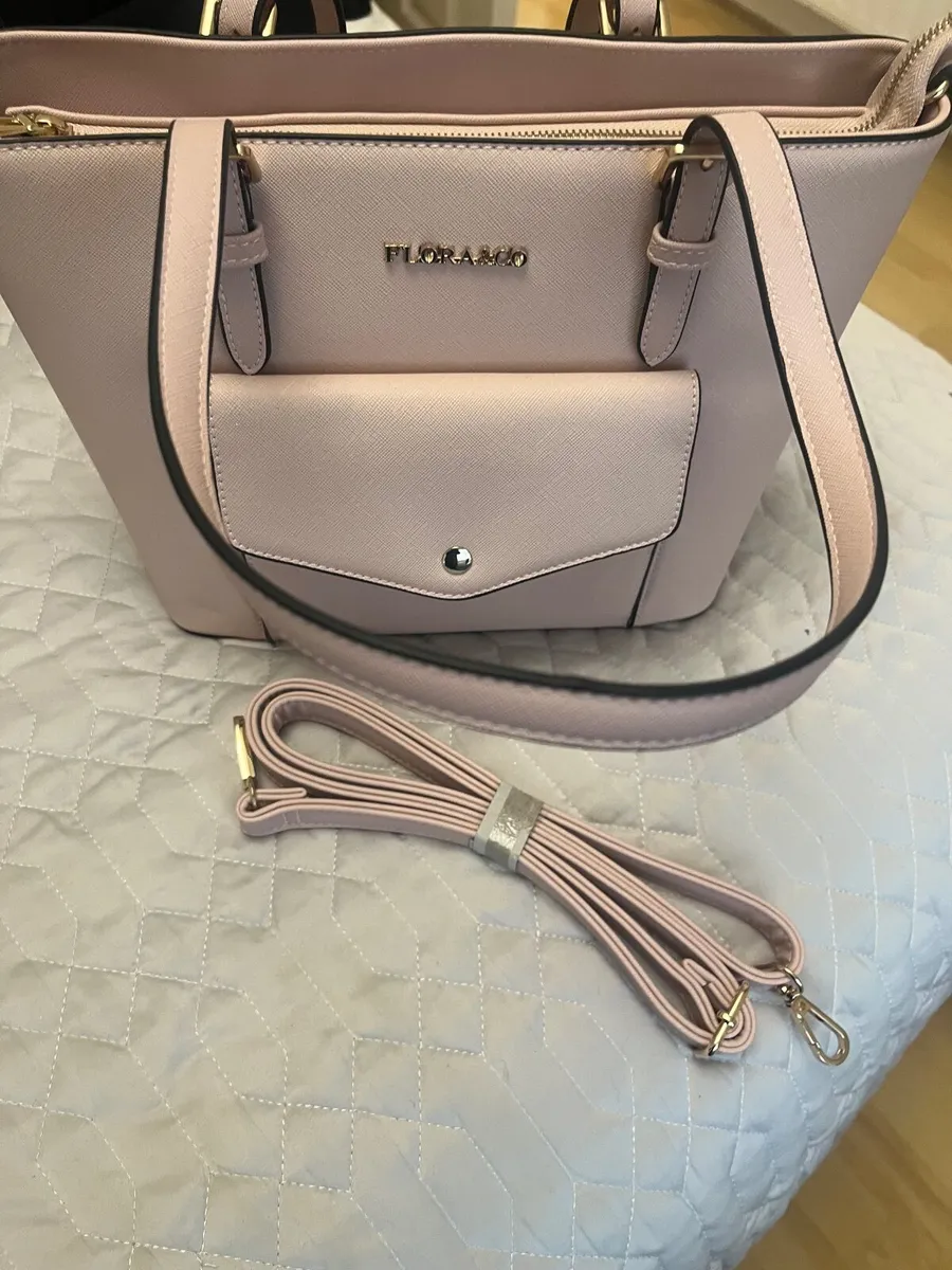Lovely Flora & Co pale pink bag - Image 3