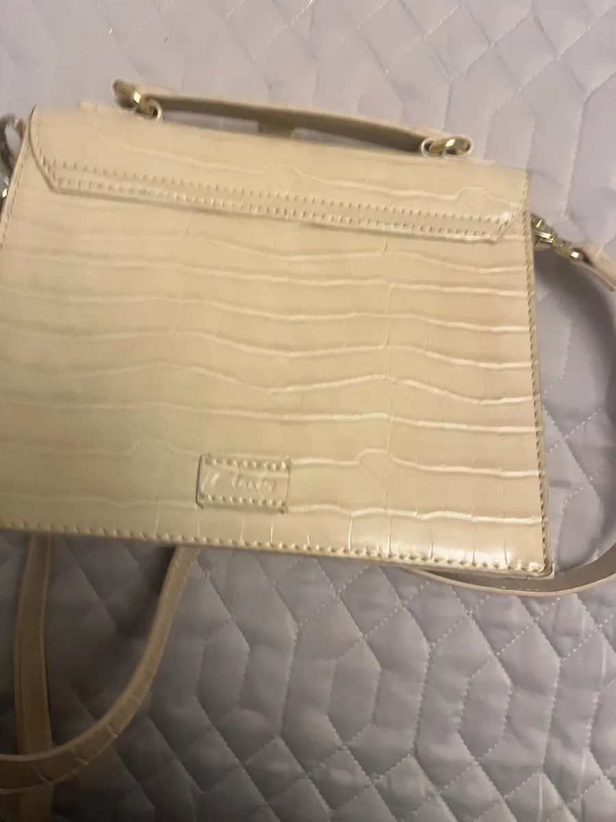Clark beige bag with gold hardware - Image 2