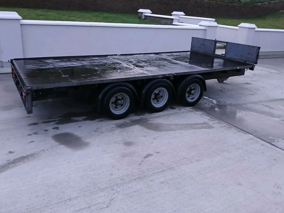 14 foot flat trailer - Image 3