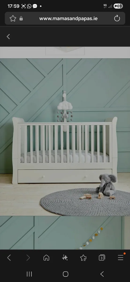 Mia Cot Bed - Image 1