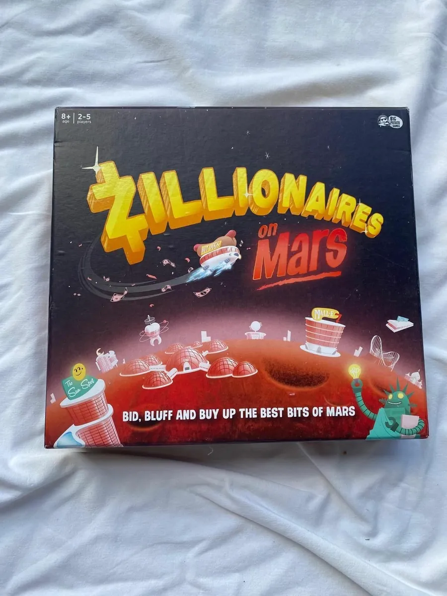 Zillionaires On Mars, Kids Board Game - Image 1