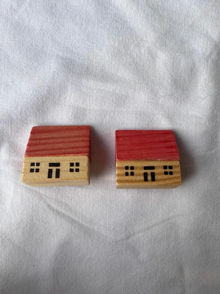 Wooden Mini Village Play Set - Image 4