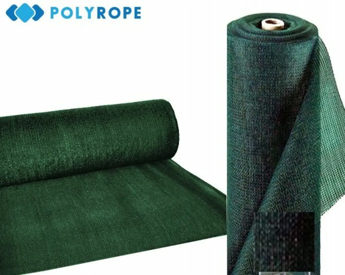 Shade net masking  Privacy netting Green135 GSM - Image 3