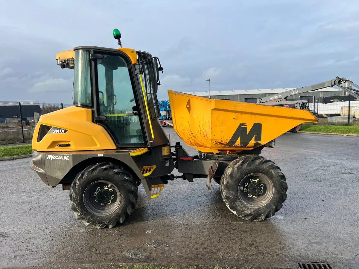 Mecalac 6 Ton Swivel Cabbed Dumper Low Hours - Image 4