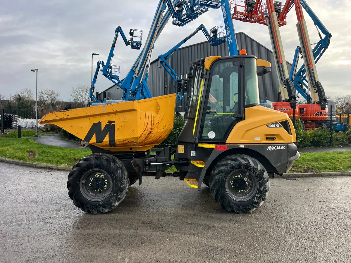 Mecalac 6 Ton Swivel Cabbed Dumper Low Hours - Image 1