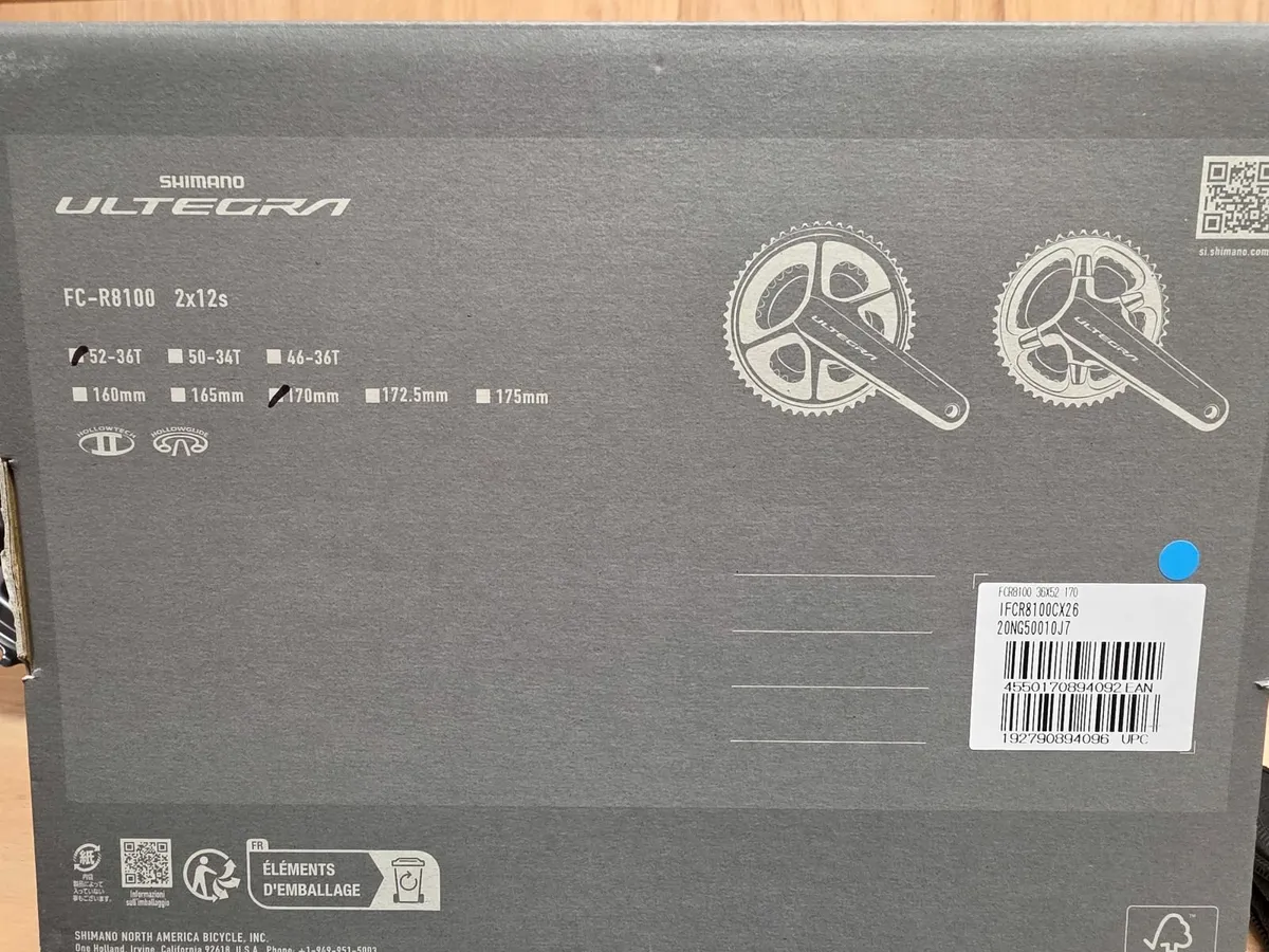 4iii Shimano Ultegra Power Meter Crankset 52 / 36 - Image 3
