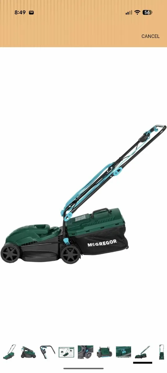 McGregor MER1232 32cm Lawnmower - Image 2