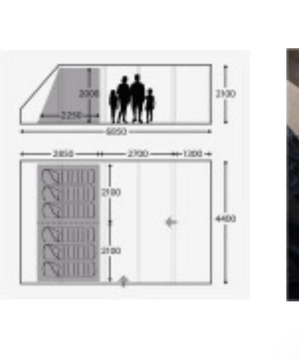 Dometic Rarotonga  6 Person air  tent - Image 3