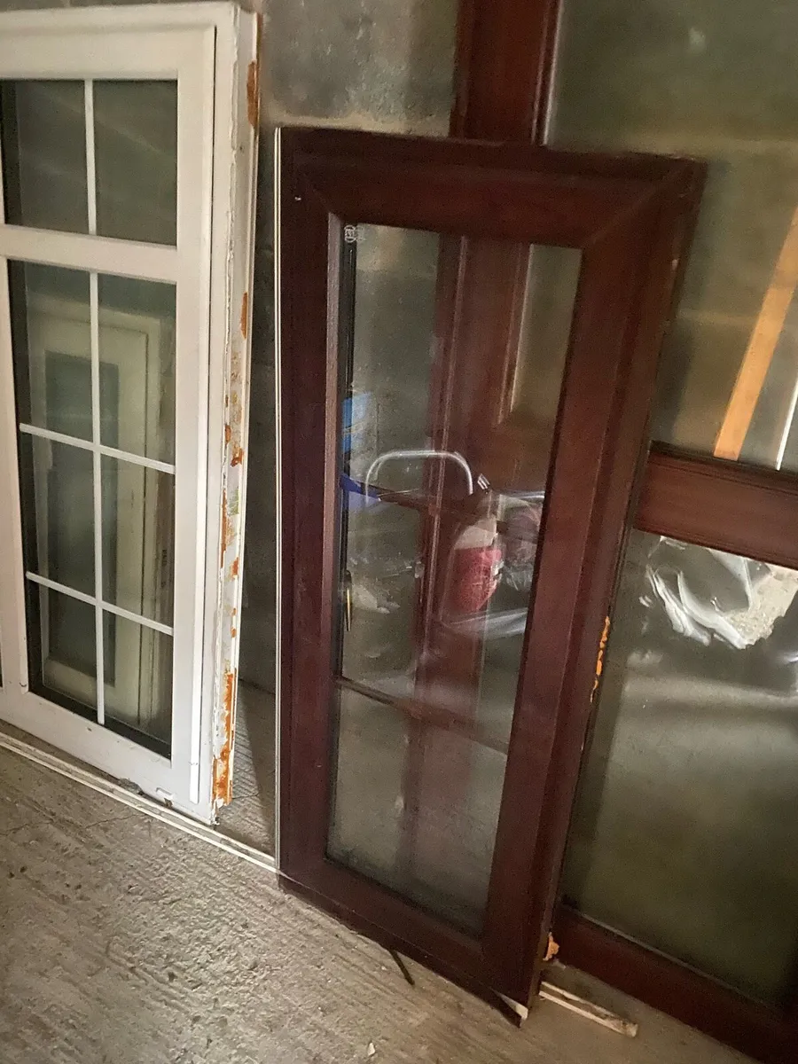PVC BROWN WINDOW FOR SALE
