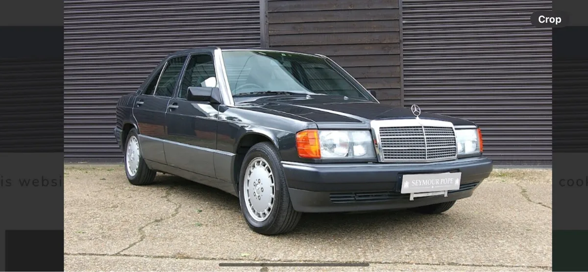 Wanted Mercedes 190E (black over grey) - Image 1